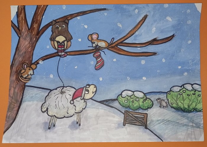 конкурс детских рисунков «рисует узоры мороз» (группа до 12 лет)